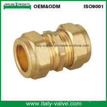 Brass Straight Coupling with Compression End (AV7001)